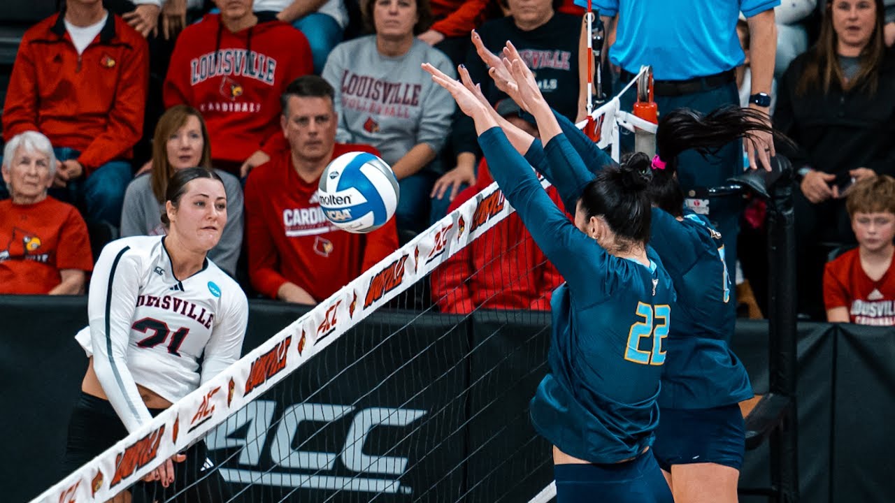 Full 5th set: Louisville vs. Marquette in the 2025 NCAA volleyball tournament second round