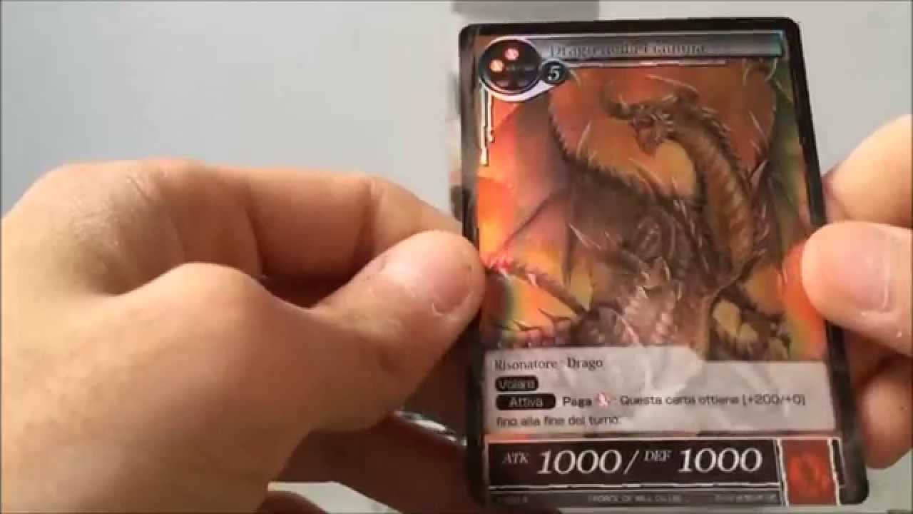 Apertura Box L'Alba del Valhalla (15 Buste) - Force of Will
