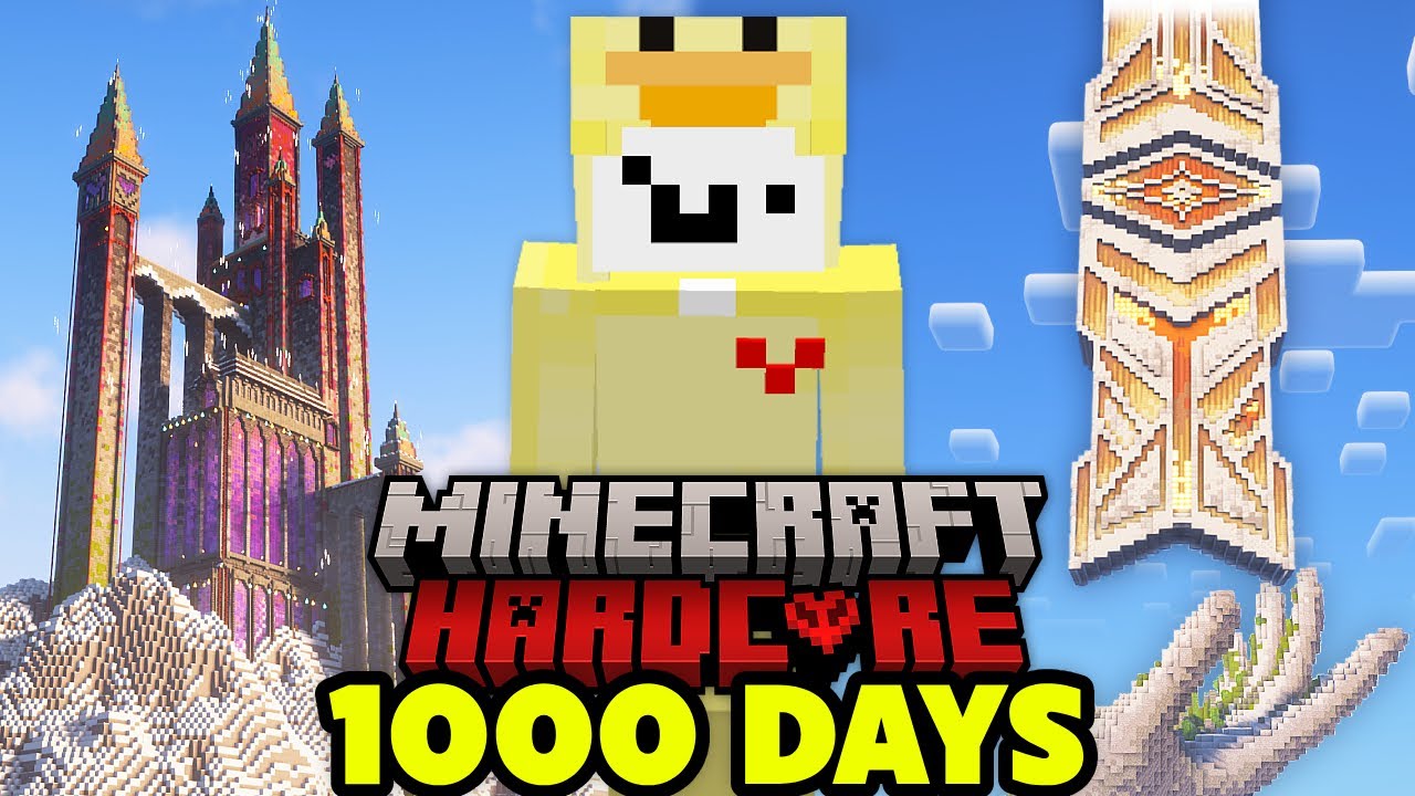 I Survived 1000 DAYS in Hardcore Minecraft [Full Movie]