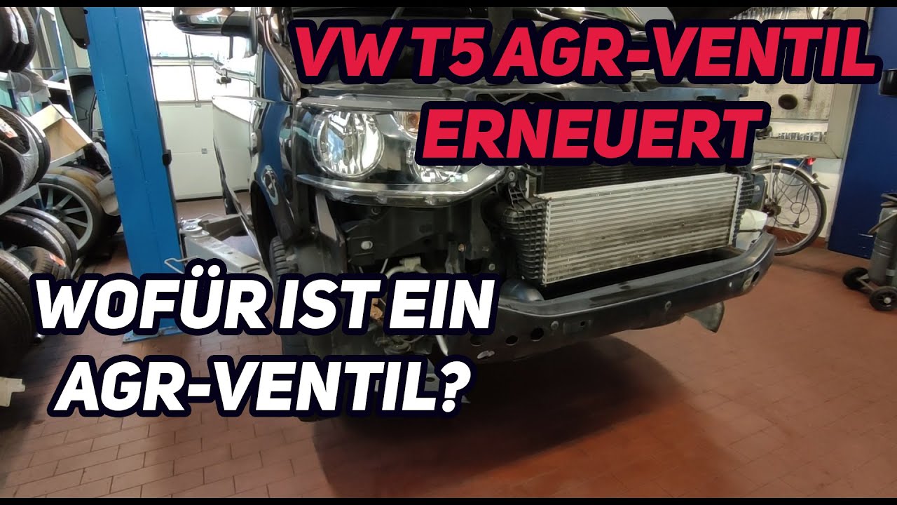 Wozu dient ein AGR-Ventil? - AGR-Ventil bei einem VW T5 Multivan 2.0 TDI mit ca. 85.000 km erneuert