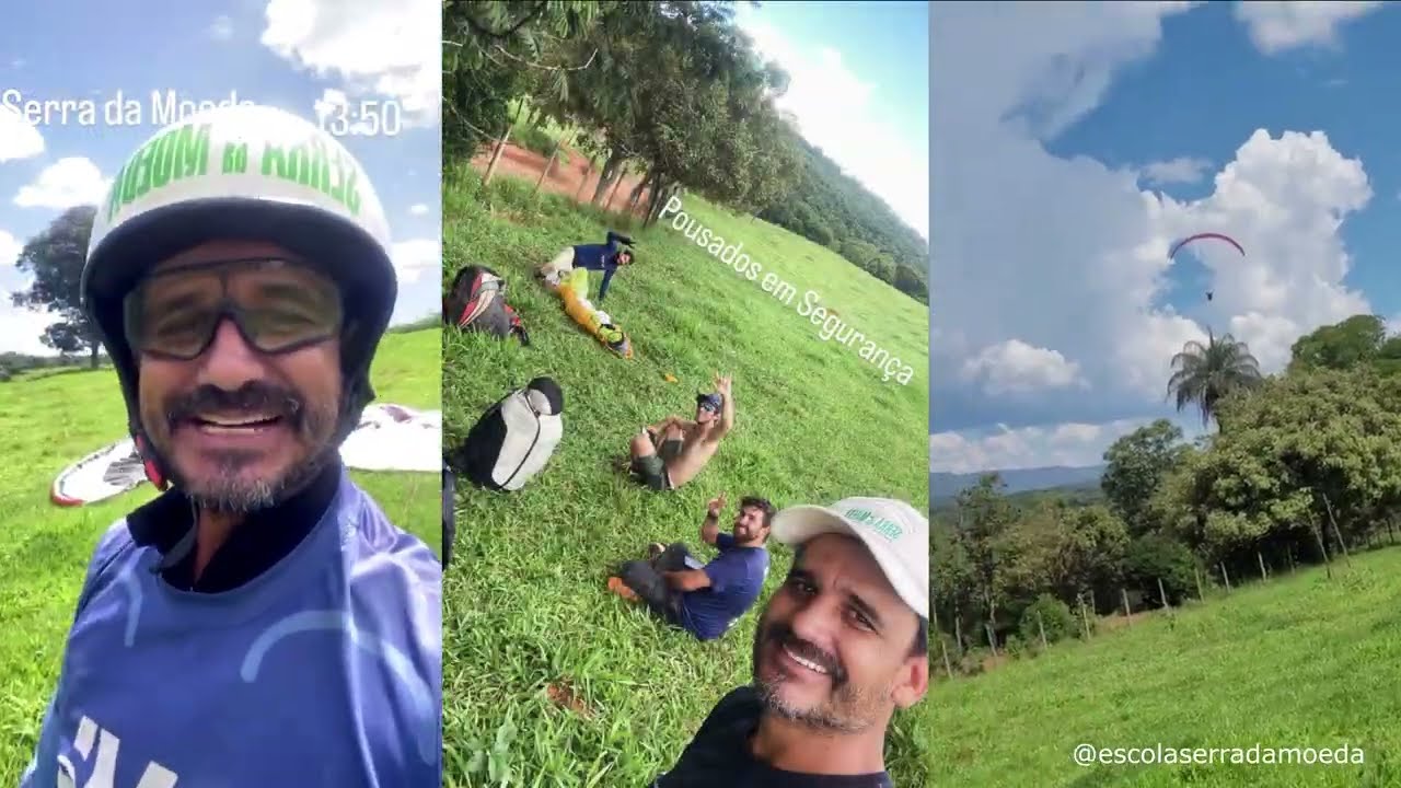 PARAPENTE  VOO CROSS EM EQUIPE NA SERRA DA MOEDA. VOANDO COM AMIGOS ! COMEMORE ! VIBRE COM ALEGRIA !