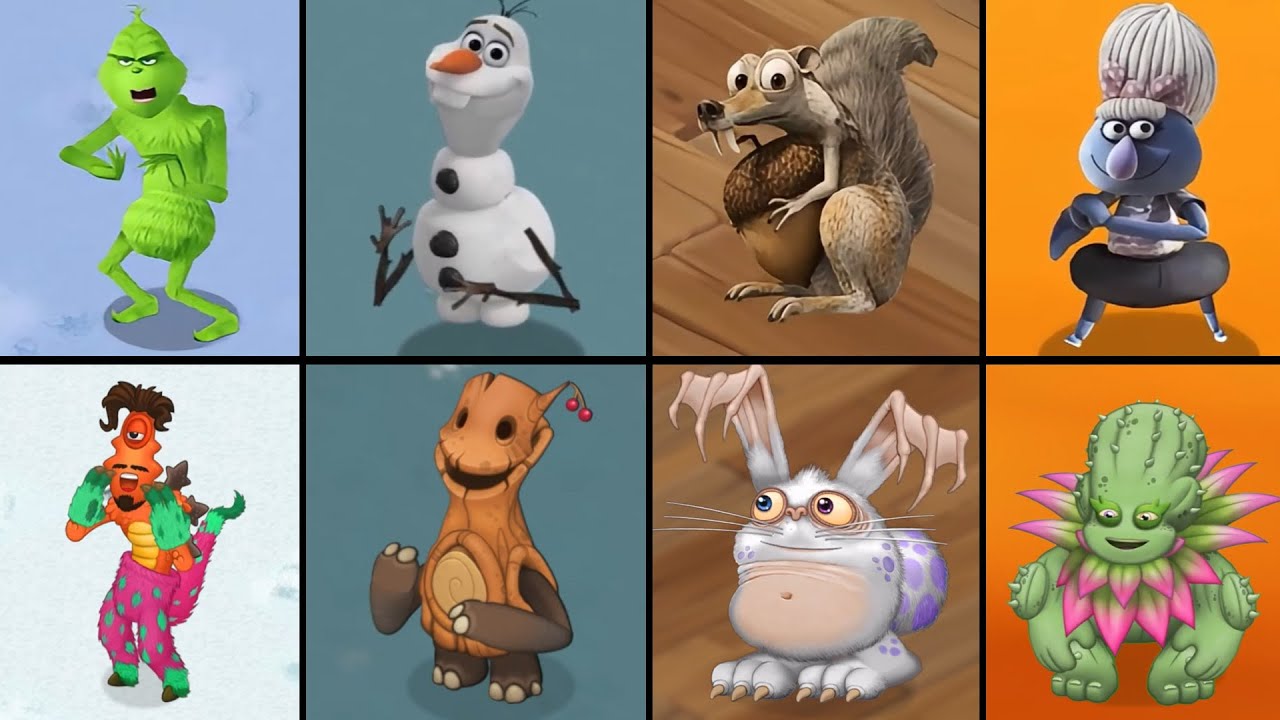 My Singing Monsters as CARTOON CHARACTERS: MSM Transformation by Aine Bop | MSM