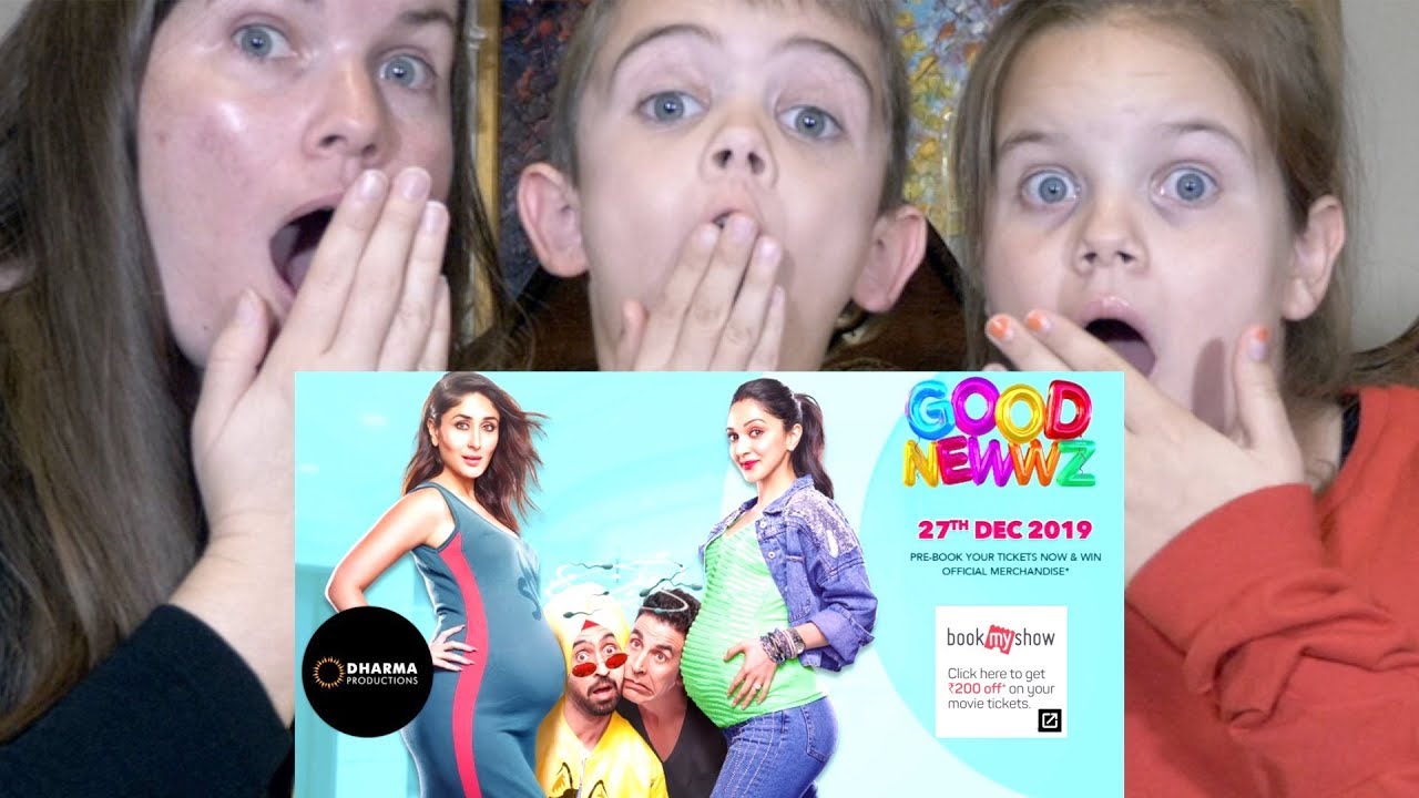 GOOD NEWWZ TRAILER | AMERICAN FAMILY REACTION