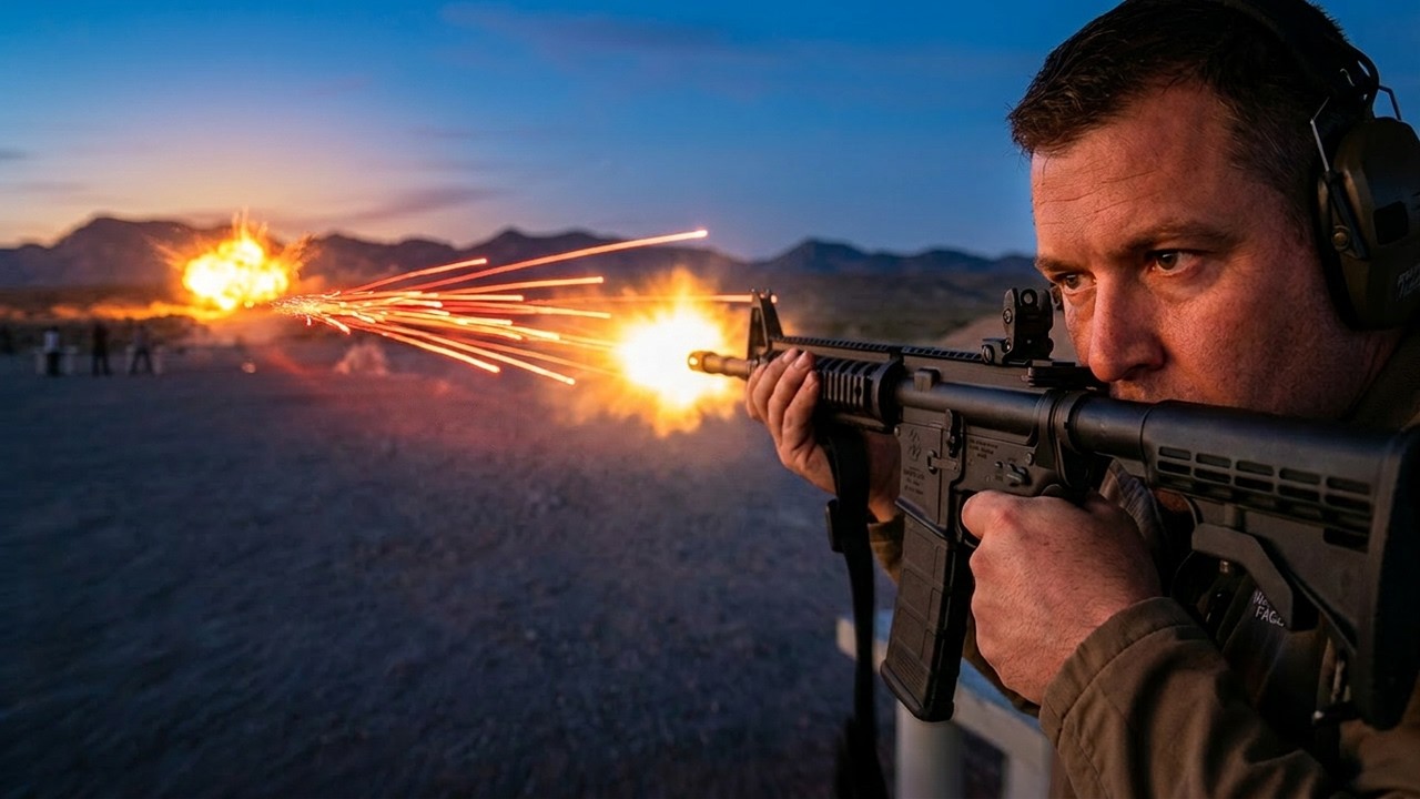 Igniting the Night: Shooting 5.56 Tracers Rapidly at an Unforgettable Bachelor Party