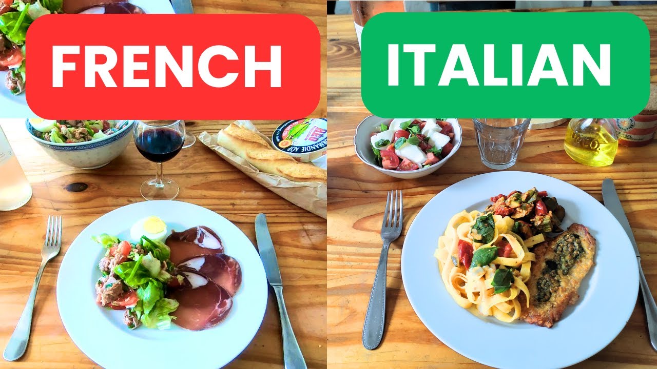 French Vs Italian Food: Eating habits, full Day of eating, Typical Meals
