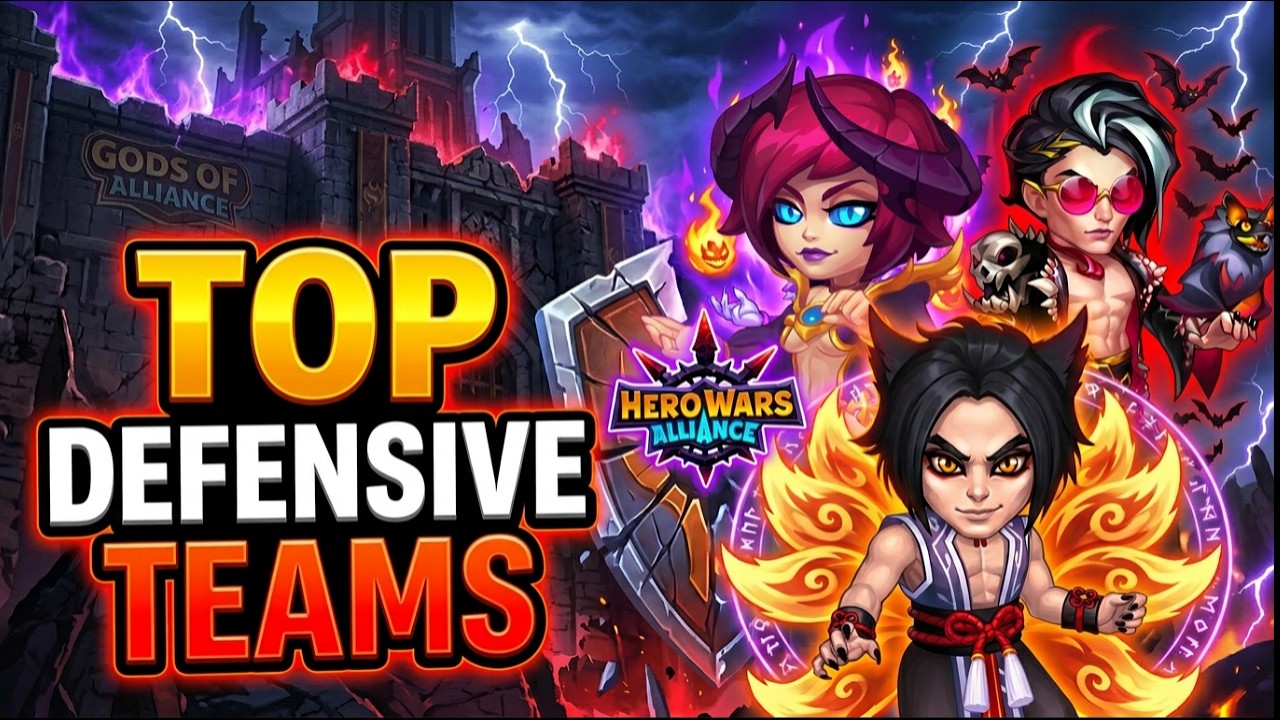 3 TOP DEFENSE TEAMS RIGHT NOW! -Hero Wars Alliance!