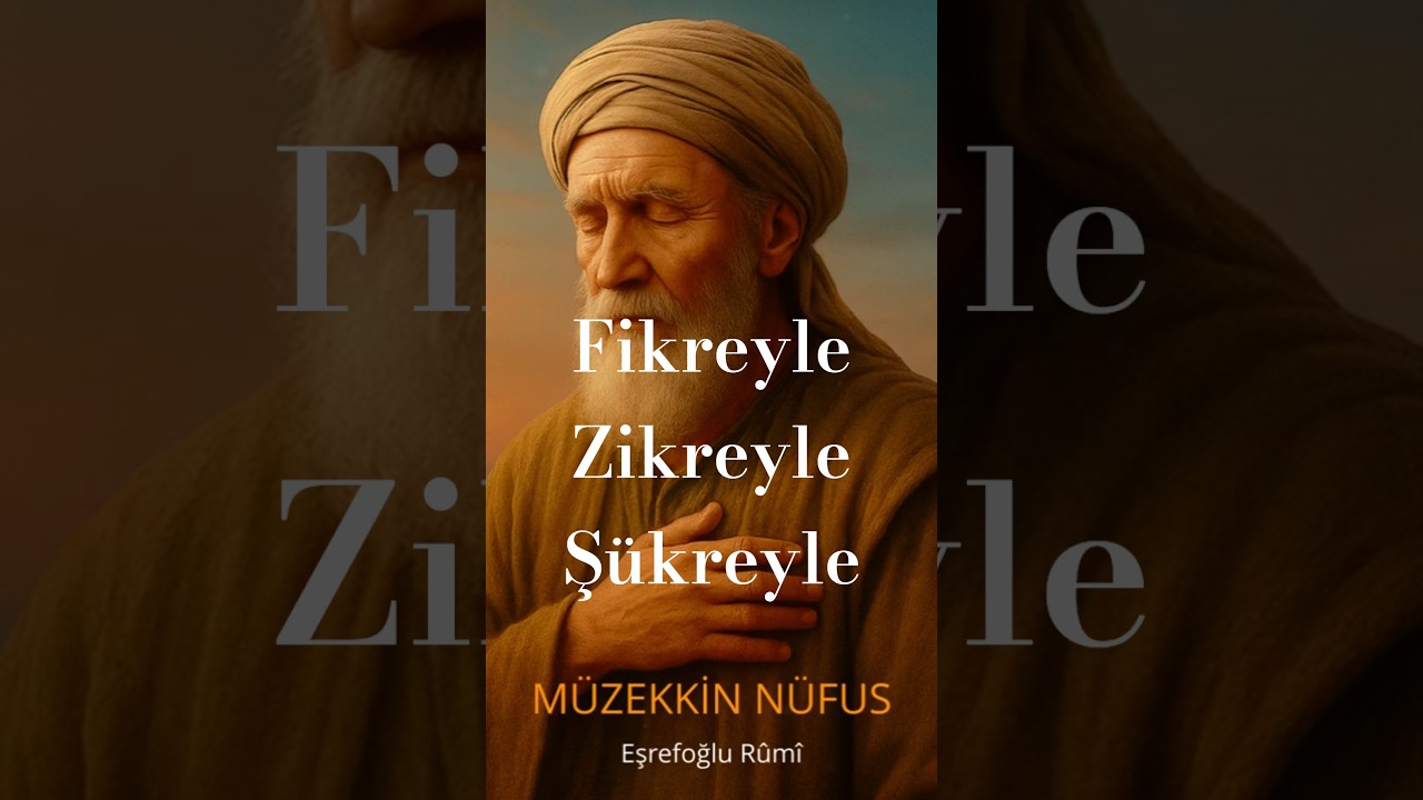 Fikreyle, Zikreyle, Şükreyle..!