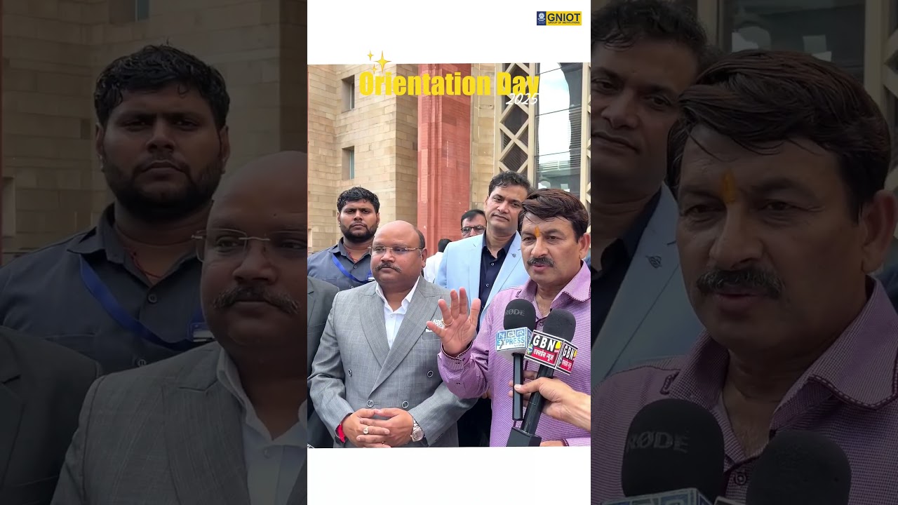 Navaankur 2025: Orientation Program at GNIOT with Manoj Tiwari & IPS Amit Lodha