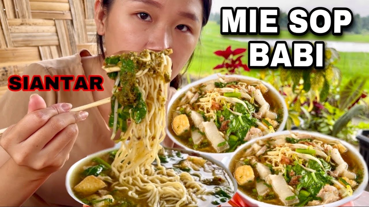 VIRAL MIE SOP BABI DI SIANTAR DENGAN ANDALIMAN 😲 PERTAMA KALI COBAIN , GIMANA RASANYA #jejezhuang