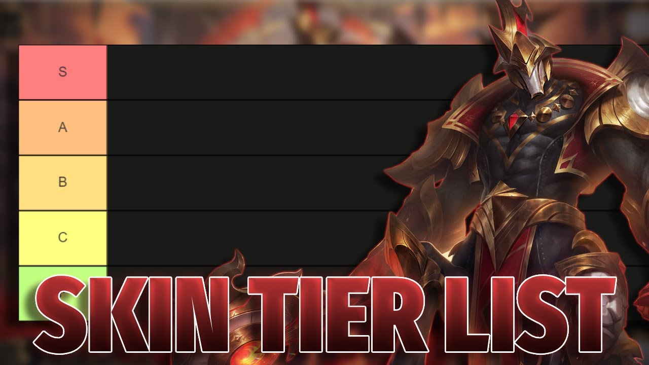 TIER LIST DE SKINS DO HECARIM (MUITA VELOCIDADE)