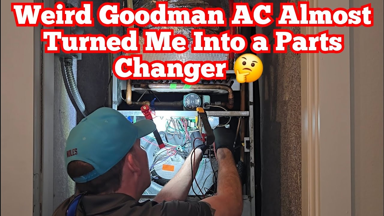 Кондиционер Goodman не дует холодным воздухом.