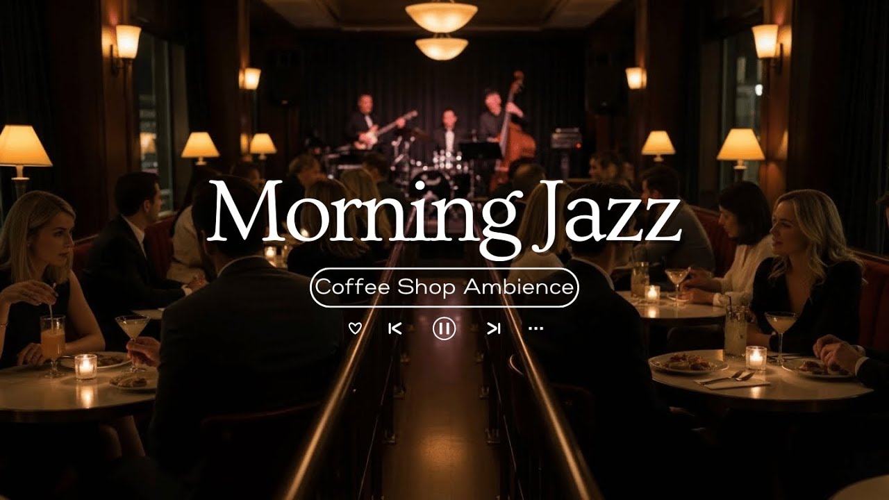 Cozy Winter Morning Jazz ⛄ Lakeside Coffee Shop Ambience & Relaxing Jazz Background Music for Work