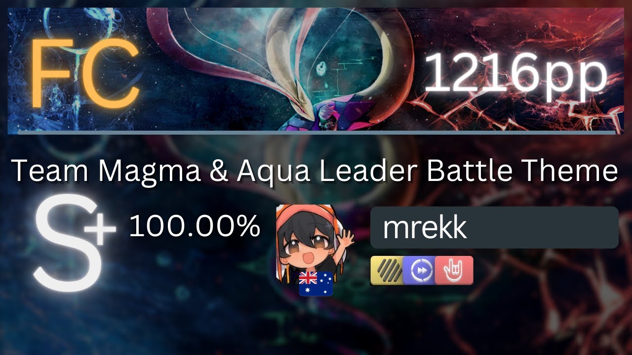 osu! Team Magma & Aqua Leader Battle Theme (Unofficial) +HDDTHR 1216pp | mrekk