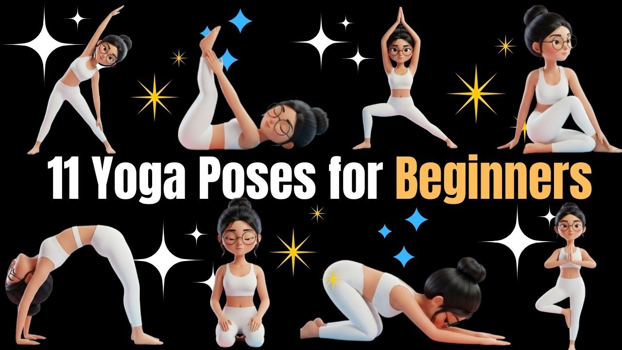 11 Yoga Poses for Beginners | Yoga For Children | Yoga for Health 🧘