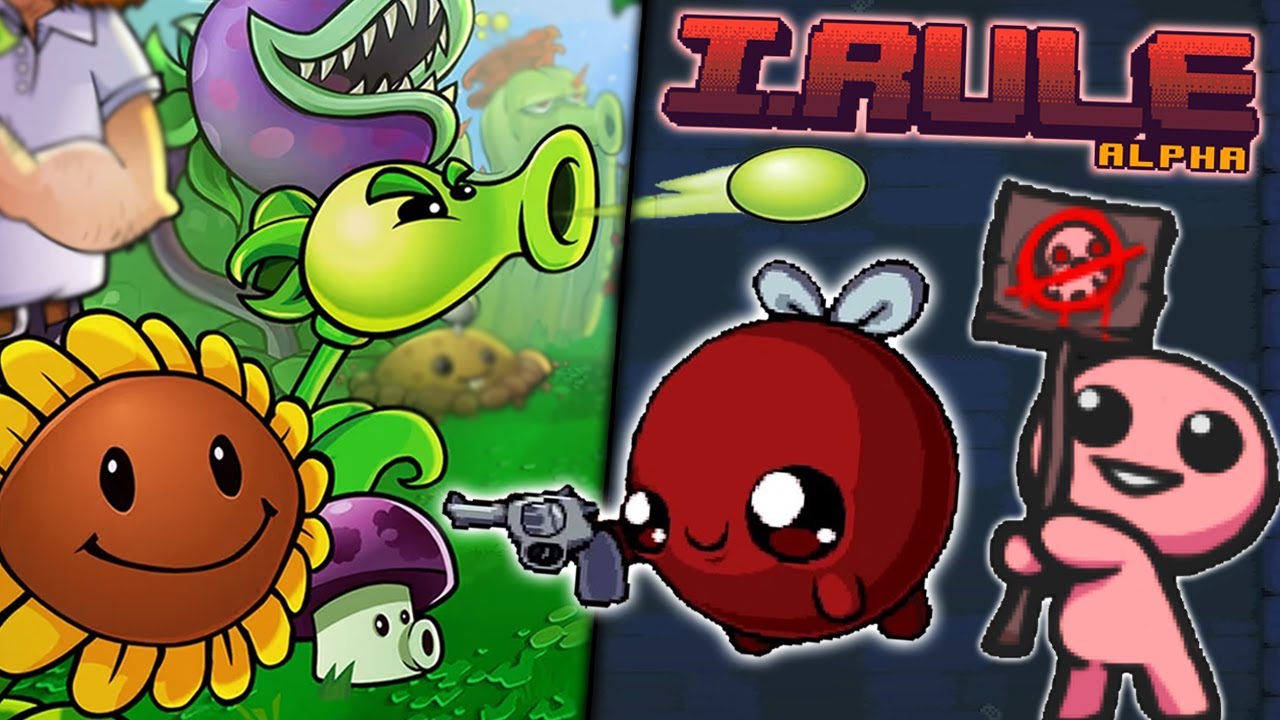 The Binding Of Isaac Meets Plants vs. Zombies! | I.RULE