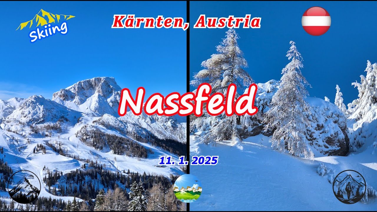 Smučanje / Skiing - Nassfeld / Mokrine (2020 m), Austria - 11. 1. 2025