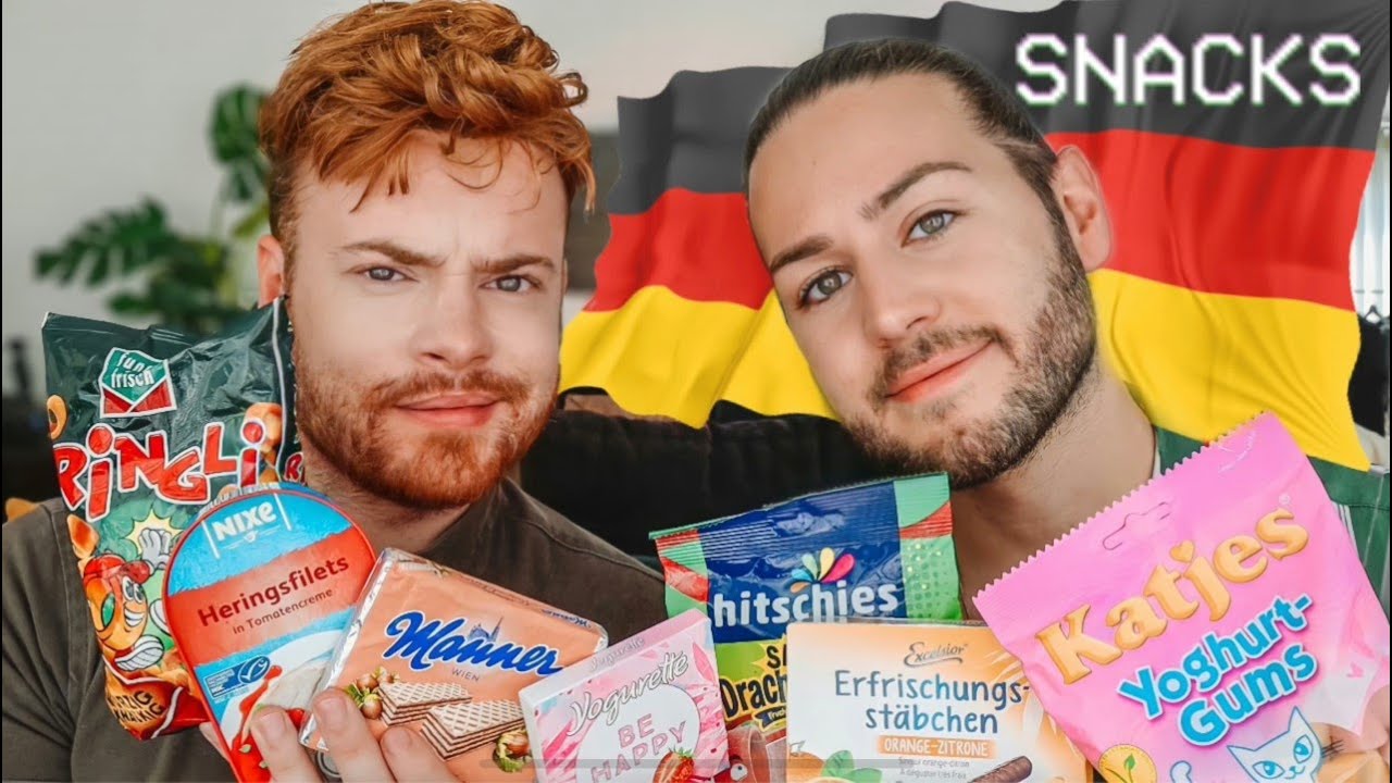 PROVÁMOS SNACKS ALEMÃES 🇩🇪🍟 Trying German Snacks!
