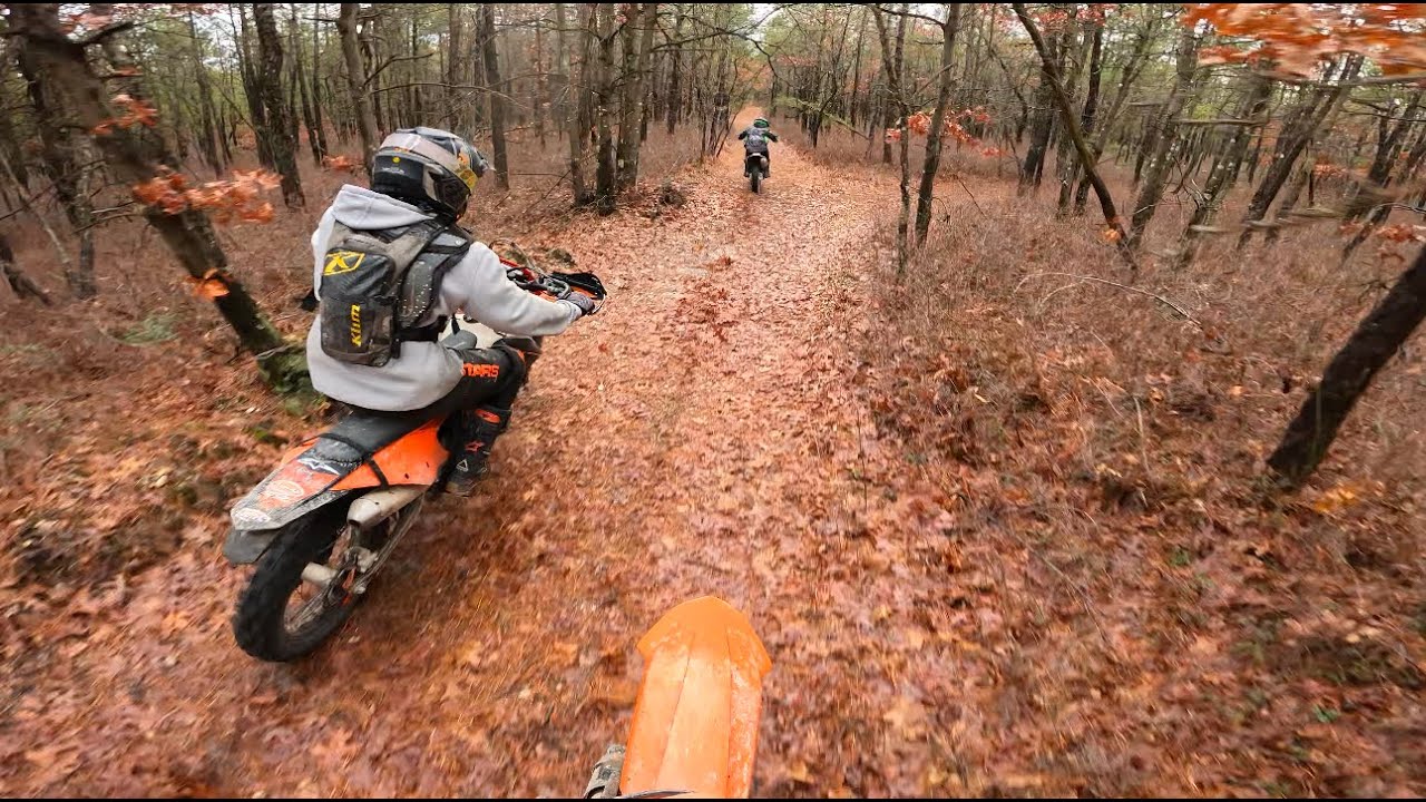 FAST NJ TRAIL RIDING WITH FRIENDS - KTM 300 xcw