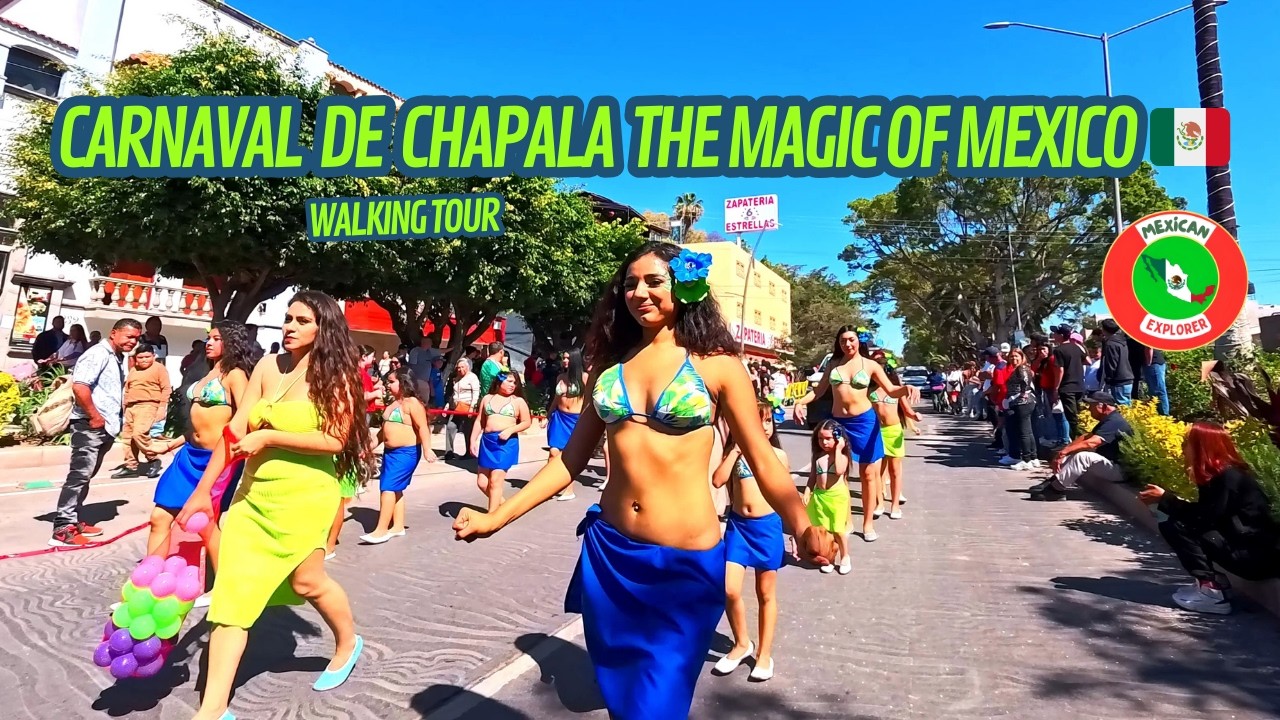 Carnaval de Chapala  The Magic of Mexico  🇲🇽  4K Walking Tour