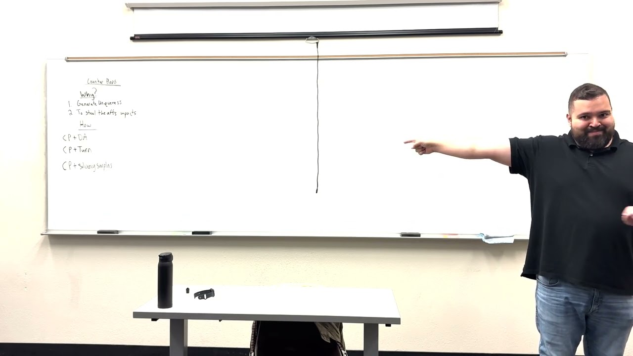 Proteus Debate - DVC Debate Lecture #9: Counter Plans