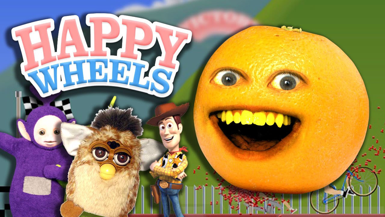 Annoying Orange - Happy Wheels: RETURN OF THE 90's