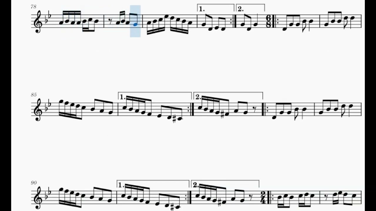 Longa Riyad sheet music نوتة لونغا رياض