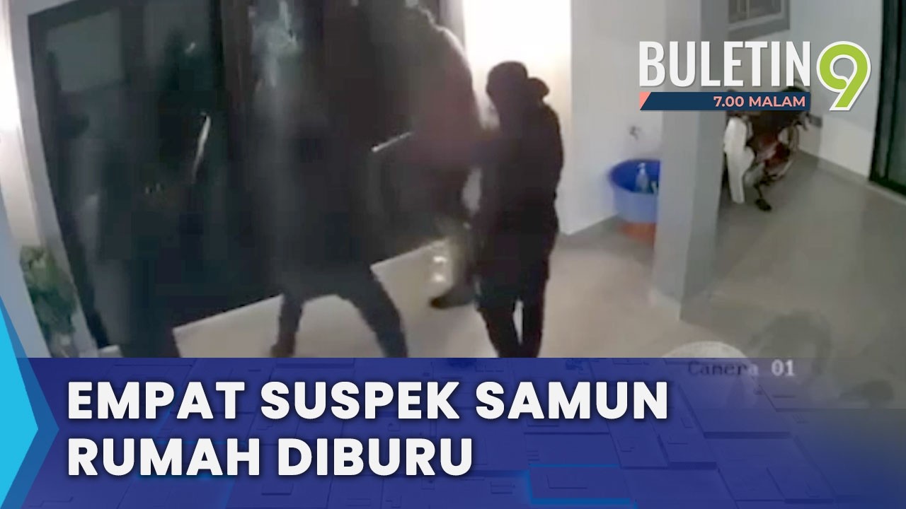 4 Suspek Cederakan Lelaki Ketika Samun Rumah Diburu (B9