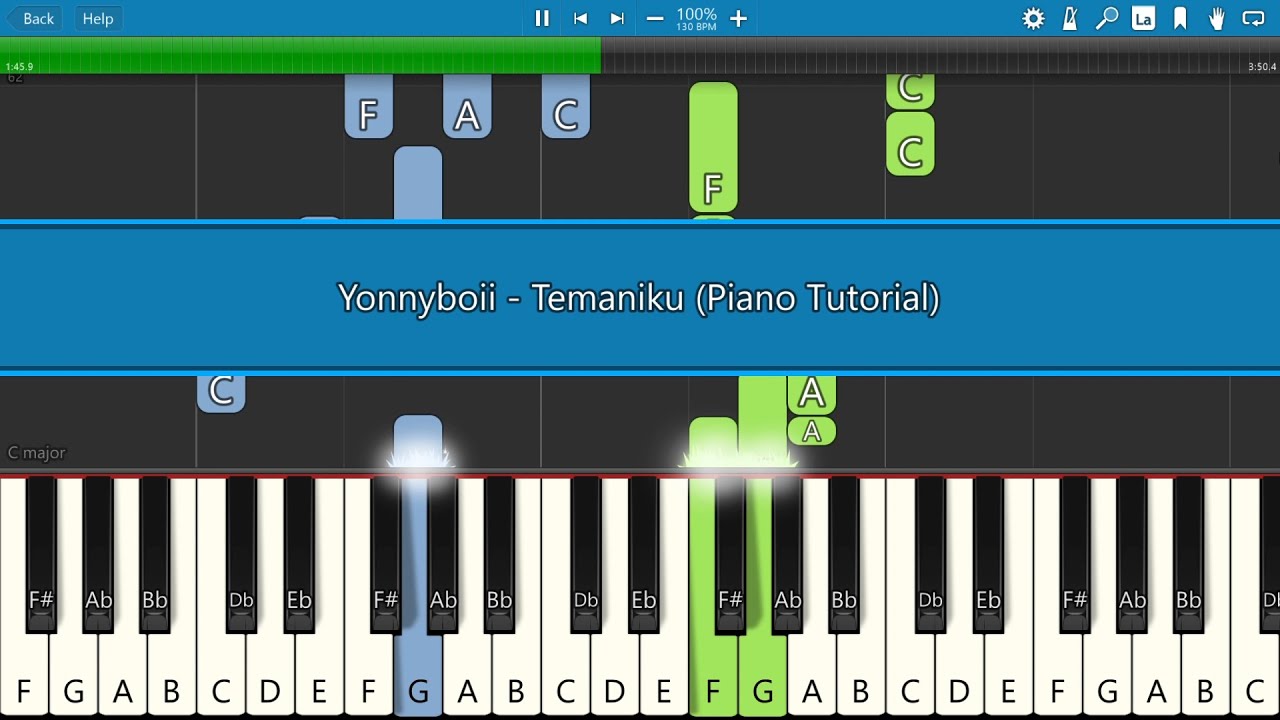 Yonnyboii - Temaniku (Piano Tutorial) OST Mechamato Movie