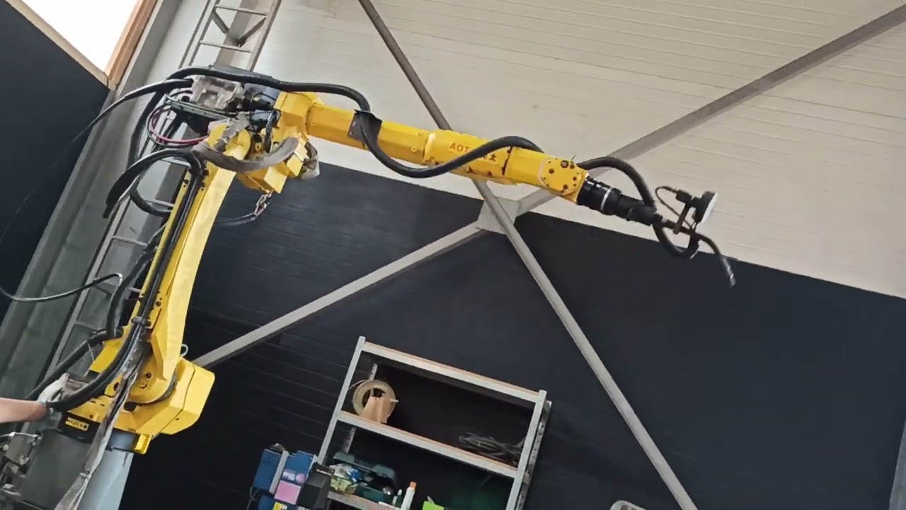 15 minute robot run after maintenance and relubrication