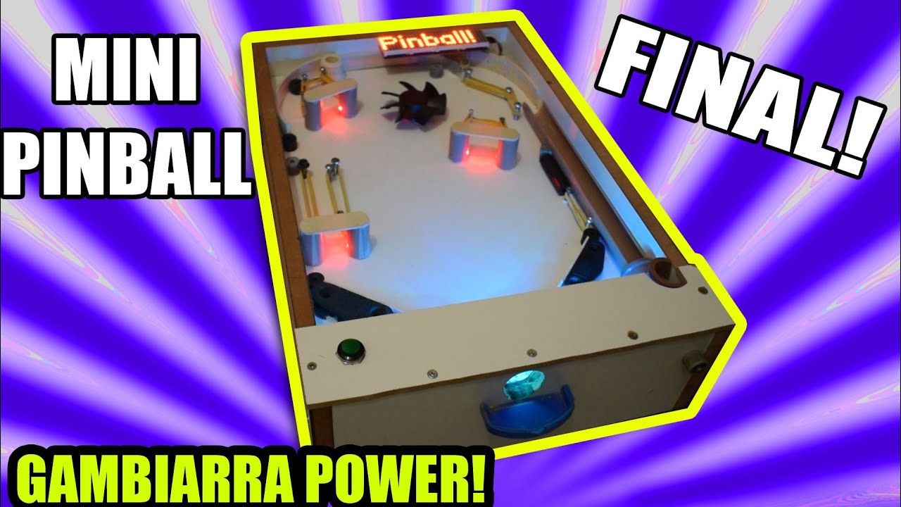 Construindo MINI PINBALL CASEIRO! FINAL!