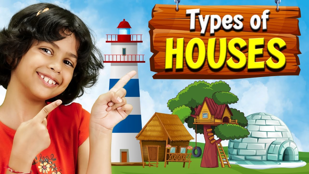 Type of Houses 🏡, Kids English Vocabulary, Learn with Adi  Adi Connection