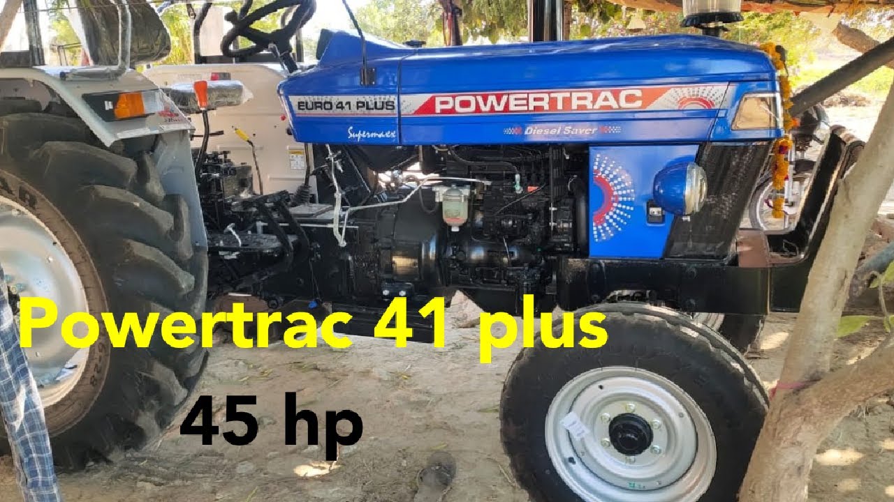 powertrac euro 41 plus 45 hp.પાવરટેક યુરો 41 plus.Tractor