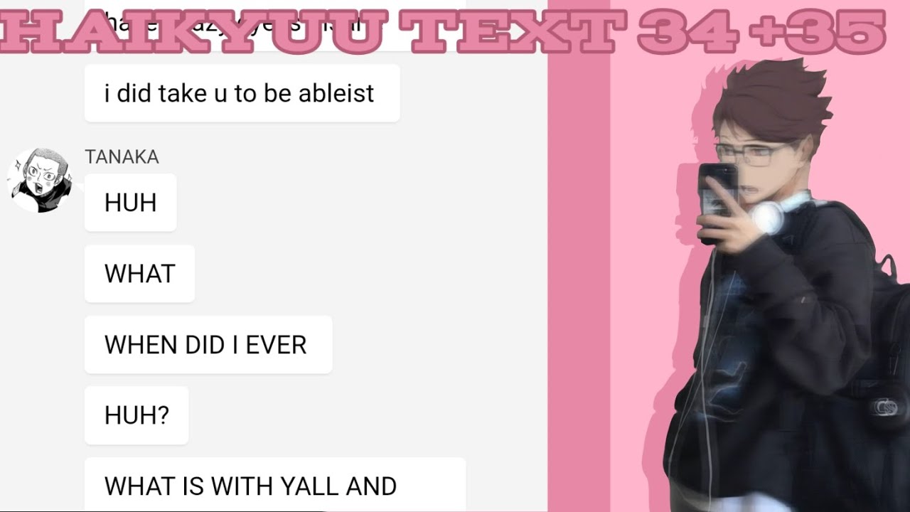 Haikyuu text 34 +35 lyric prank
