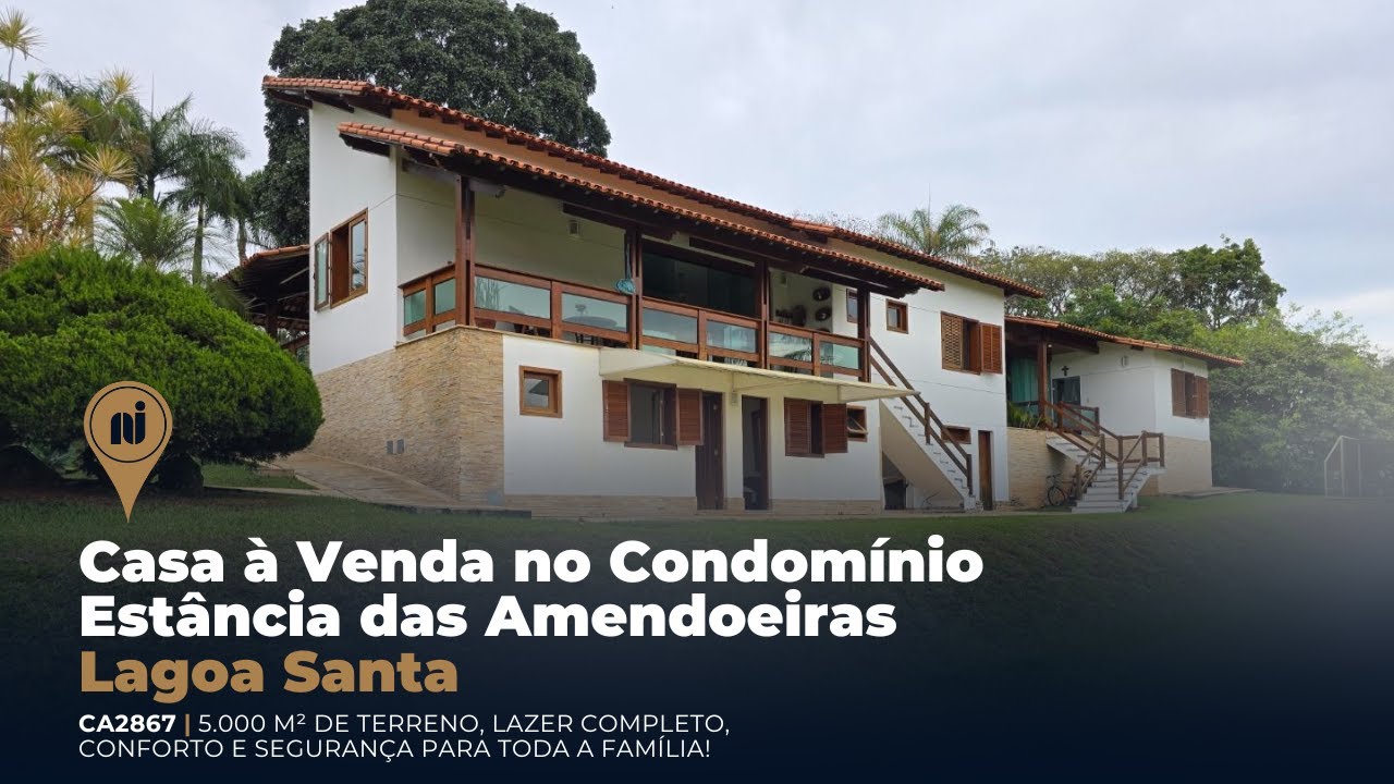 🏡 Casa à Venda no Condomínio Estância das Amendoeiras – Lagoa Santa!