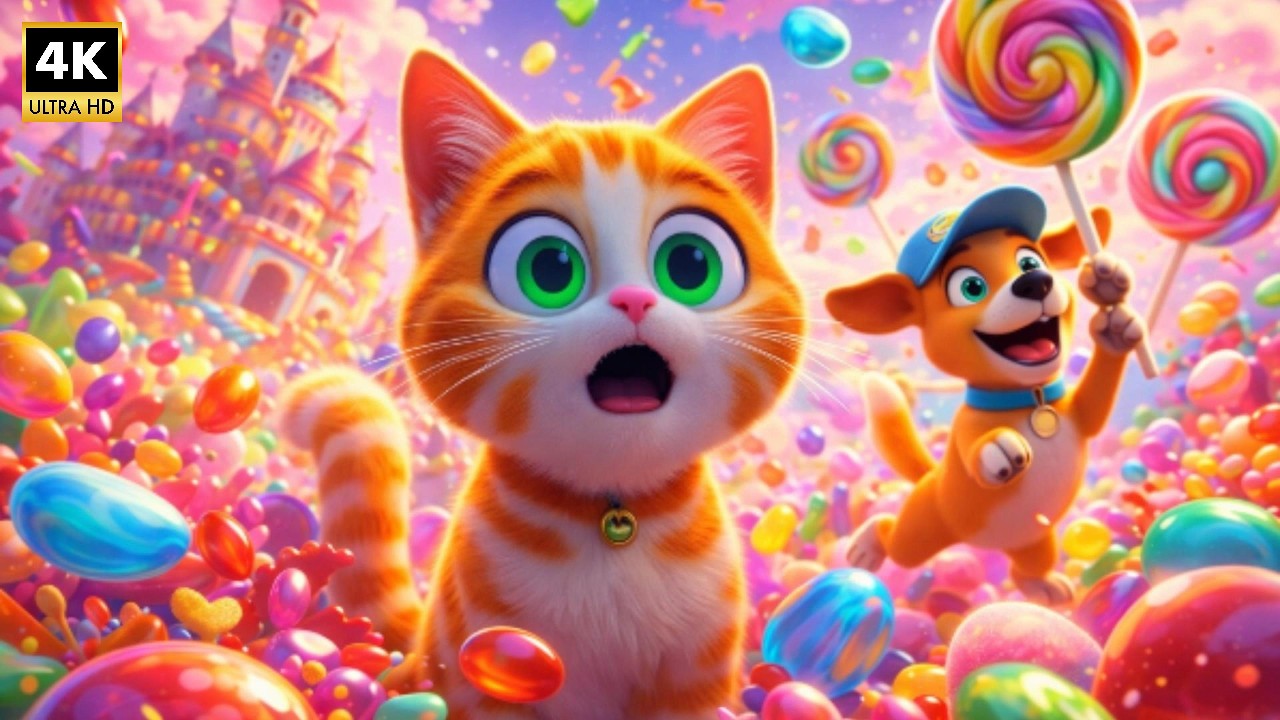 VR Long Ep02 – Candy World Chaos | Funny Animals