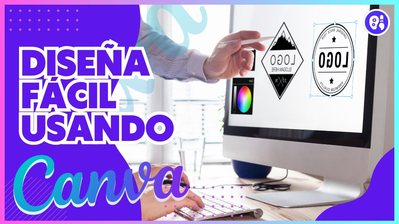 C&oacute;mo hacer un LOGO sin saber dise&ntilde;ar | CANVA 2024 🎨🖥️