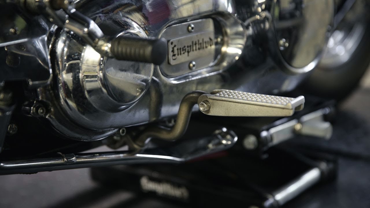 Big Twin EVO Chopper Build | Part 9 Mid Pegs, Oil Filter, Headlight Switch
