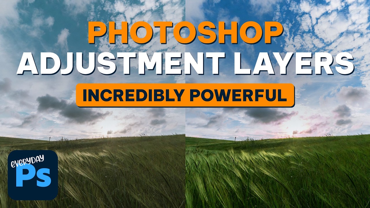 Photoshop Adjustment Layers! Incredibly Powerful and Easy to Get Started Using.