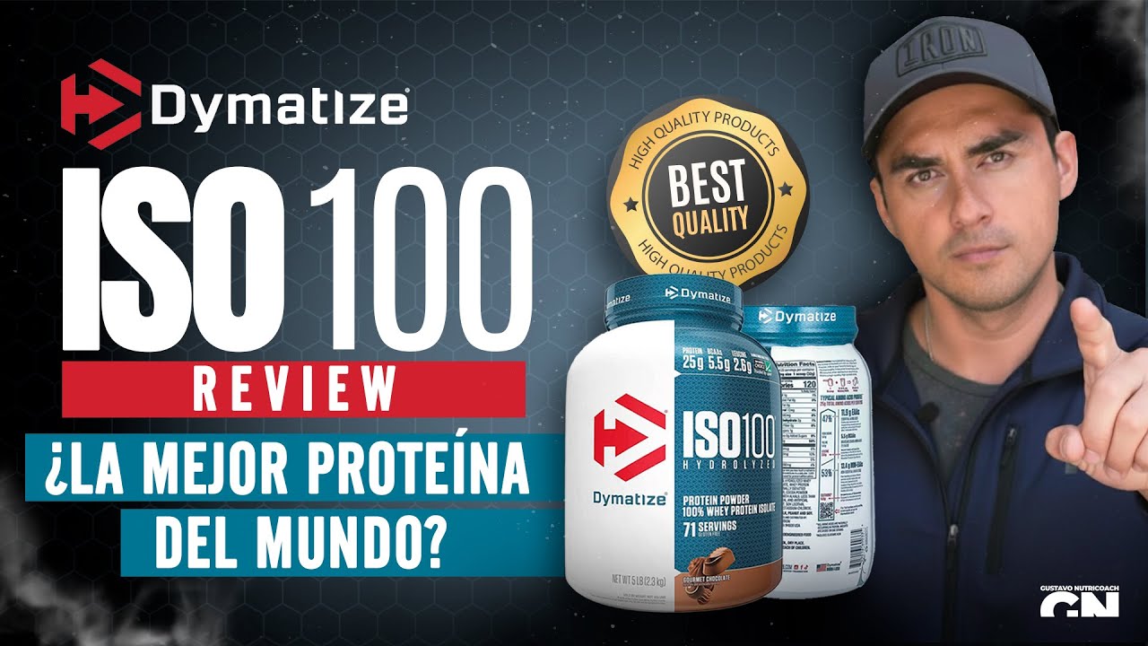 Proteína ISO100 Dymatize ✅ ¿La mejor proteína?