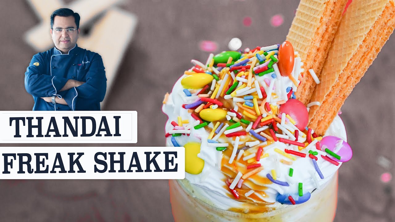 Thandai Freak Shake | Holi Special drink Thandai | Chef Ajay Chopra Recipes