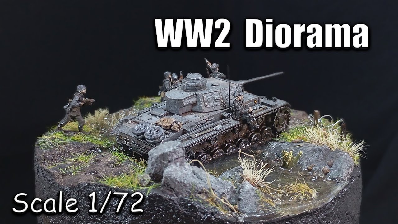 Panzer kpfw III Ausf. J (1941) – WW2 Diorama Full Build | UM 1/72 Scale Models
