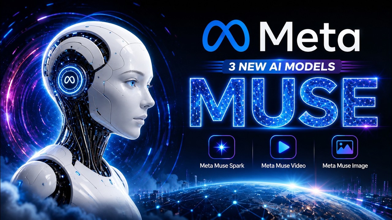 Meta Just Stunned The AI Industry Meta Muse Spark, Meta Muse Image, Meta Muse Video)