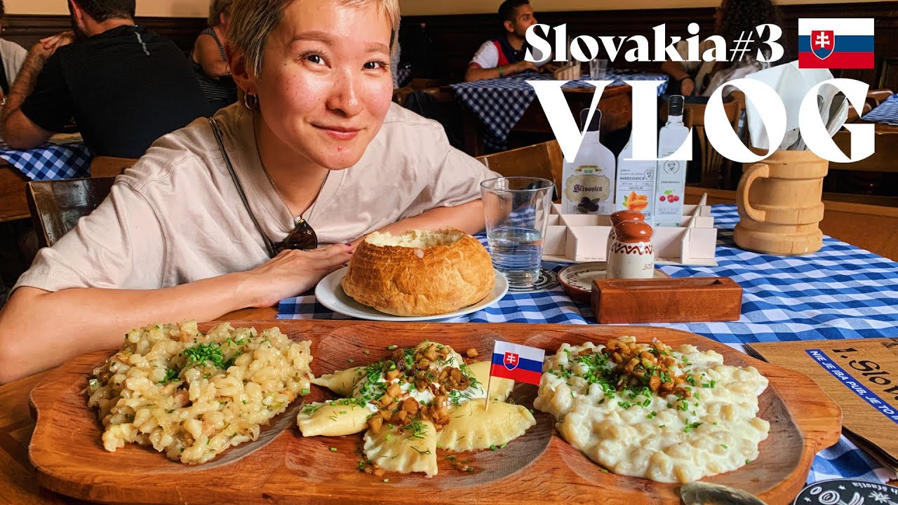 【海外VLOG スロバキア#3】ブラチスラバで伝統料理を食べ過ぎて大変な事になりました。