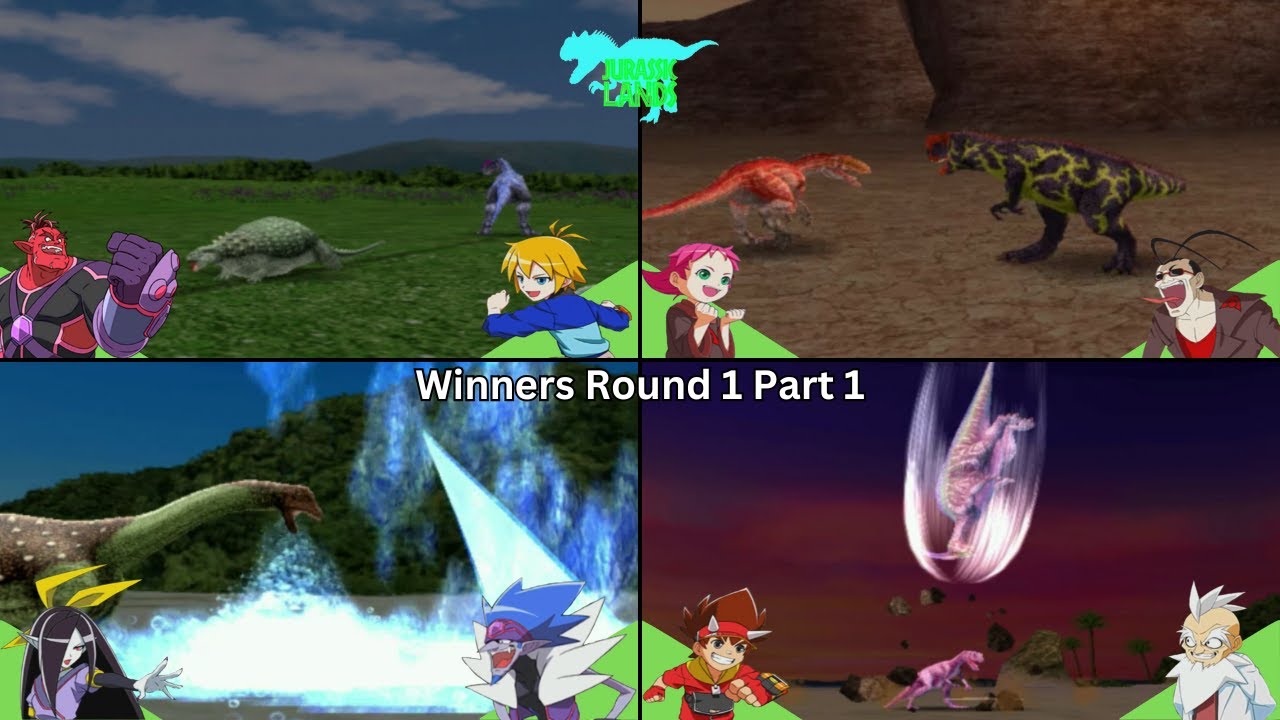 Dinosaur King Arcade (恐竜キング): Jurassic Lands - Winners Round 1 Part 1