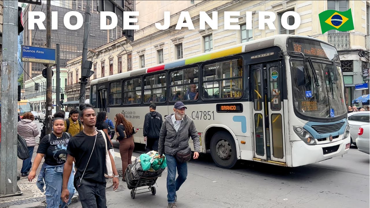 SPRING MORNING IN THE HEART OF RIO DE JANEIRO【4K】☁️