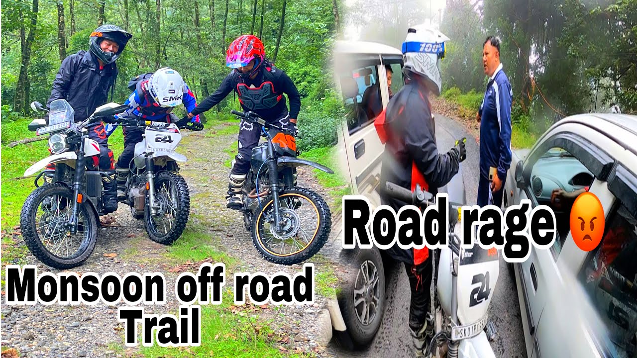 Road rage 😡 || monsoon off raod on hero x pulse 200