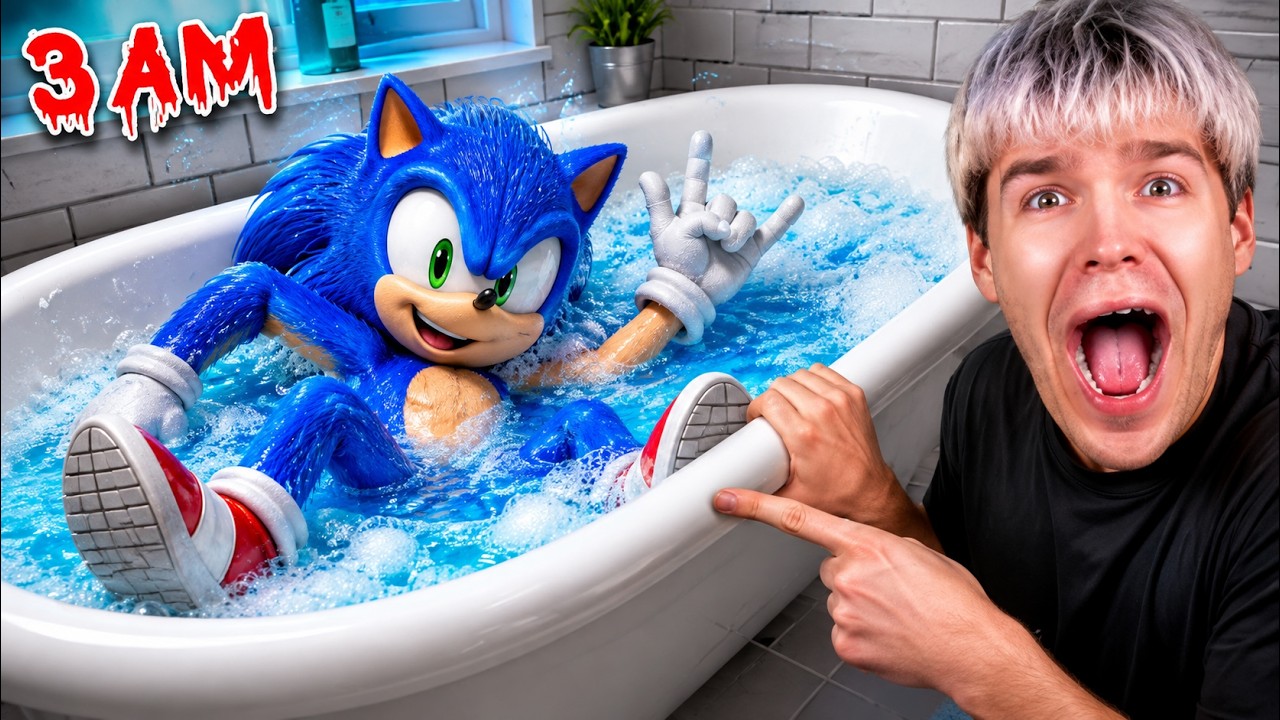 НЕ КИДАЙ БОМБОЧКИ SONIC В ВАННУ В 3 ЧАСА НОЧИ!!