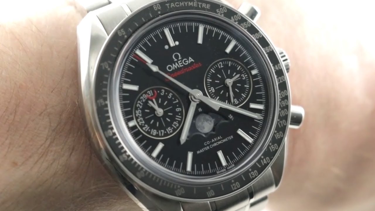 Omega Speedmaster Moonwatch Moonphase Chronograph 304.30.44.52.01.001 - 44mm Watch Review