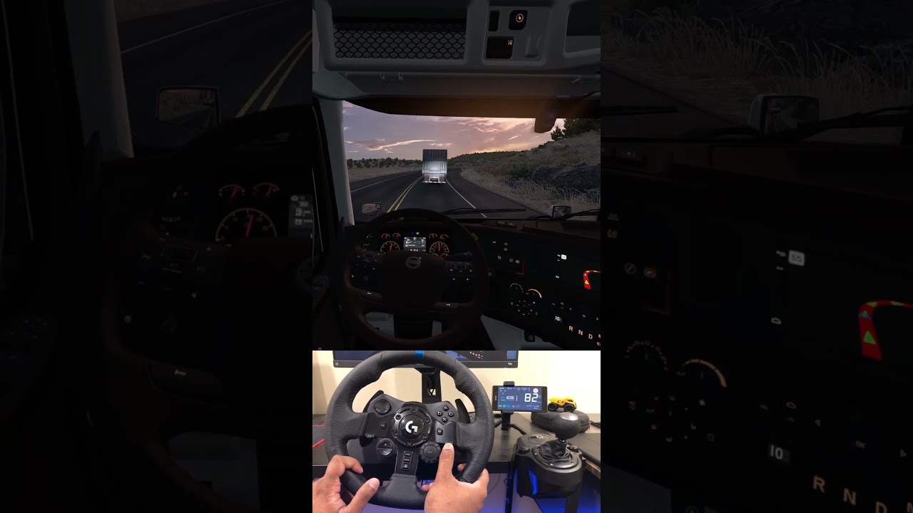 American Truck Simulator 1.49 SKYBOX 🔥😍 #americantrucksimulator #ats #volvo #graphics #shorts