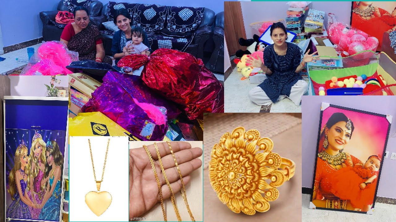 Dhnavi Gift Unboxing - बाप रे इतने सारे गिफ़्ट🤪gold & silver